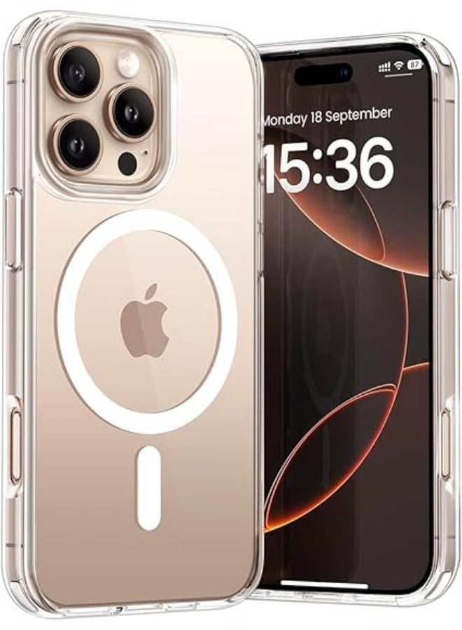 erorex iPhone 16 Pro Case Mag Safe [Ultra Clear & Anti-Yellowing][Military Grade Drop Protection] Scratch-Resistant, Screen & Lens Protection, Stronger Magnetic, Only for iPhone 16 Pro Cover - Image 1