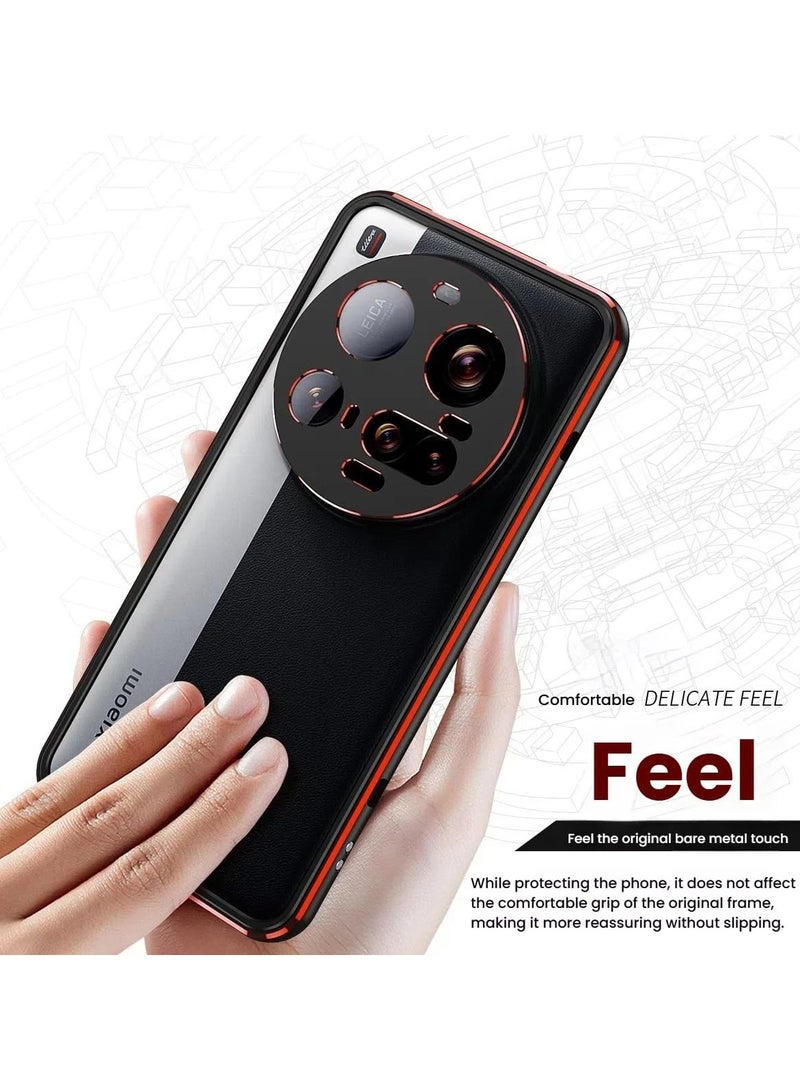 عام "غطاء إطار معدني متوافق مع Xiaomi 15 Ultra (5G)، مزود بحلقة حماية مدمجة للعدسة، غطاء هيكل من سبائك الألومنيوم لحماية من الحرارة لـ Xiaomi 15 Ultra" - Image 4