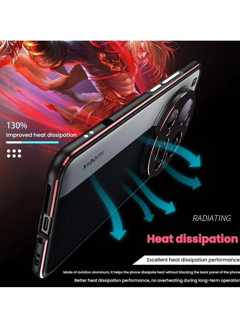 عام "غطاء إطار معدني متوافق مع Xiaomi 15 Ultra (5G)، مزود بحلقة حماية مدمجة للعدسة، غطاء هيكل من سبائك الألومنيوم لحماية من الحرارة لـ Xiaomi 15 Ultra" - Image 3