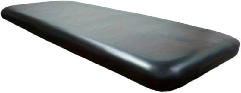 Black Massage Bed Cover, Super Stretch Pu Leather, Waterproof, 70.8 X 31.5 in / 180 X 80 Cm Fitted Massage Table Protector - Image 1