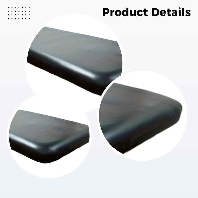 Black Massage Bed Cover, Super Stretch Pu Leather, Waterproof, 70.8 X 31.5 in / 180 X 80 Cm Fitted Massage Table Protector - Image 5