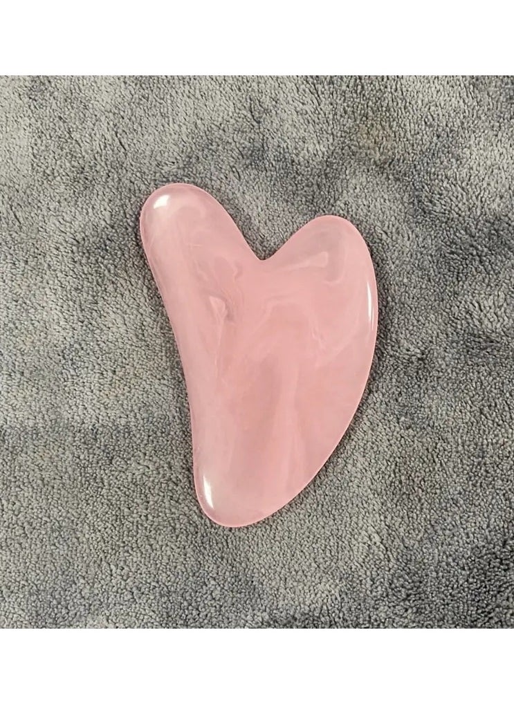 ORiTi Heart Shaped Gua Sha Board Body Massager for Wrinkle Removal andSkin Care - Purple  - Image 2