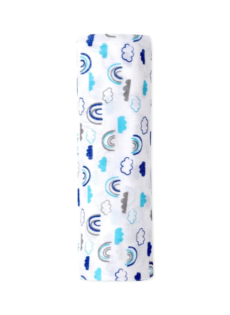 The Mom Store The Mom Store Baby Swaddle Wrap Cotton Comfortable Happy Rainbow New Born 