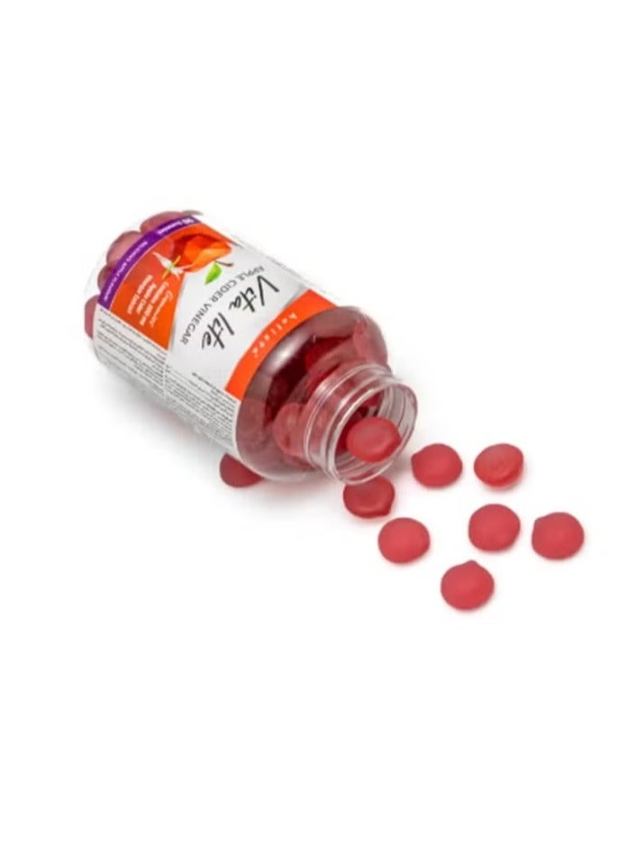 هوليستا مكمل غذائي هوليستا فيتا لايت جاميز خل التفاح 200 مغ بطعم التفاح 90 جاميز - Image 3