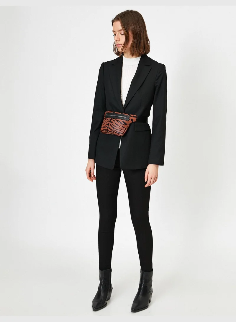 KOTON Faux Leather Belt Bag