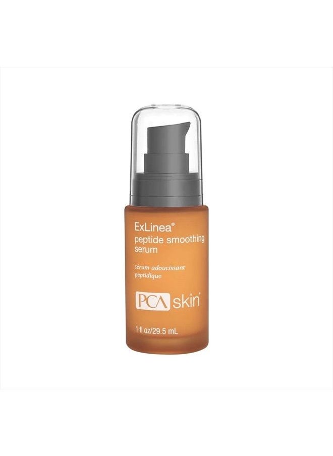PCA SKIN ExLinea Peptide Smoothing Face Serum, Spot Treatment Serum for Fine Lines and Wrinkles, Firms and Strengthens Aging Skin, Formulated with Squalene and Hyaluronic Acid, 1.0 oz Pump  - Image 1
