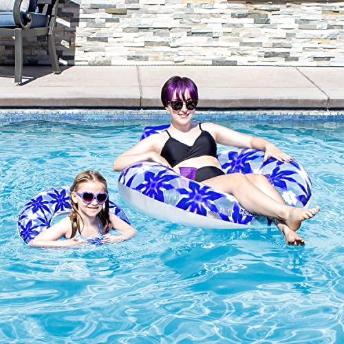 Poolmaster Mommy and Me 2Piece Inflatable Pool Float Set Adult Lounge Float and Matching Child Float Fun Family Pool Float for Parent and Kids Ages 8 Up Durable Vinyl for Pool Beach Lake - Image 1