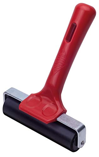 ESSDEE Ink Roller 3.94 Inch - Heavy Duty EPDM 70 Shore Hard Rubber Surface Brayer - Aluminium Core - Block Printing, Scrapbooking, Laminating Industrial Processes - Image 2