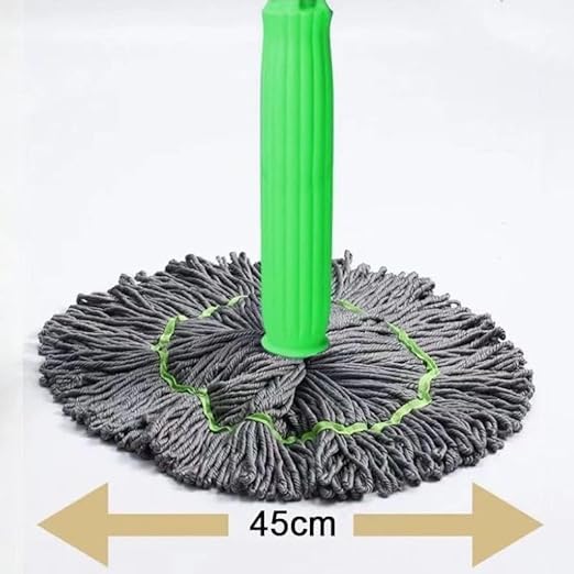 KACHKIT 2 in 1 Dehydrated Floor Cleaning Mop SelfWringing 360 Rotatable Adjustable Microfiber Multicolour Wet Dry for BathroomOfficeHomeOutdoor - Image 2