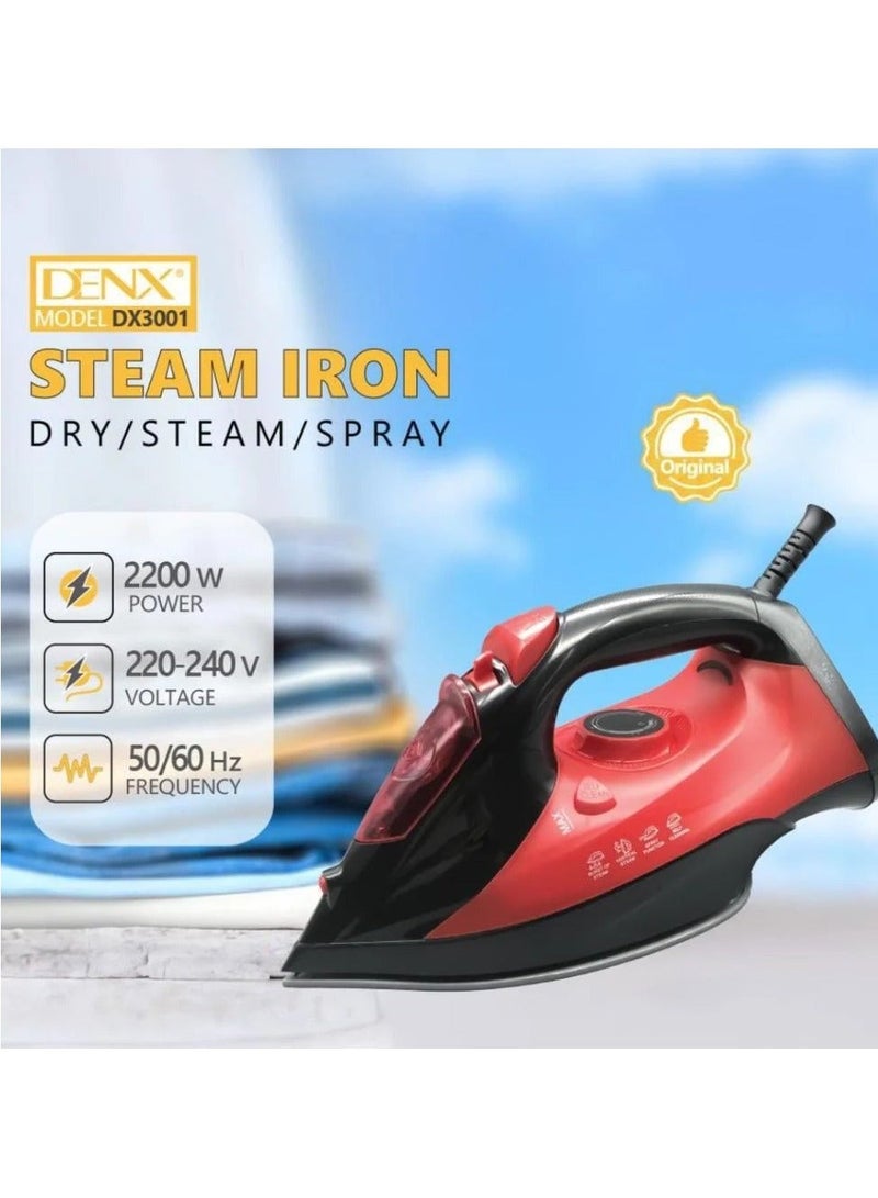 دينكس مكواة البخار DX3001 - سر المظهر المثالي كل يوم - Image 4