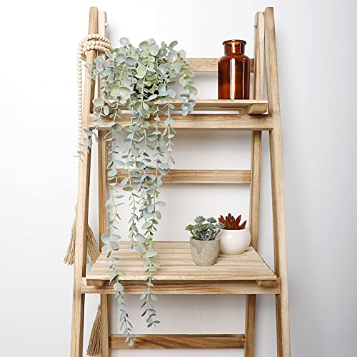 COCOBOO 1pcs Artificial Hanging Plants Fake Eucalyptus Potted Plant Hanging Plant for Wall Room Home Indoor Outdoor Shelf Decoration - Image 4