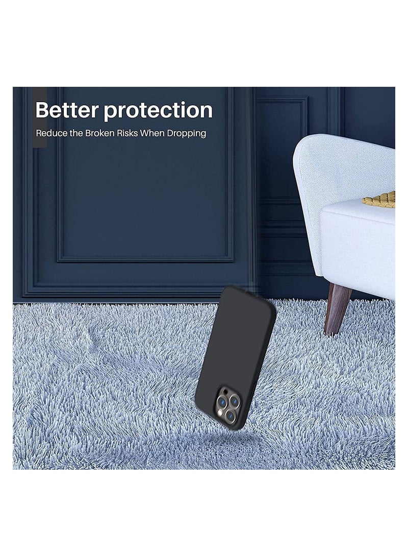 Silicone Protective Case Compatible with iPhone 13 Pro Soft Liquid Gel Rubber Cover Shockproof Bumper Anti-Scratch Anti-Fingerprint Anti-Drop Slim Cover for iPhone (for iPhone 13 Pro  ) - Image 4