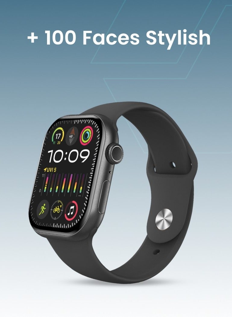 Moxedo Mevo+ Smart Watch for Android & iOS with 2.01" AMOLED Display –, Chat GPT AI Assistant, Bluetooth Calling, Fitness & Health Tracker, Sleep Monitor, IP67 Waterproof – Black - Image 5