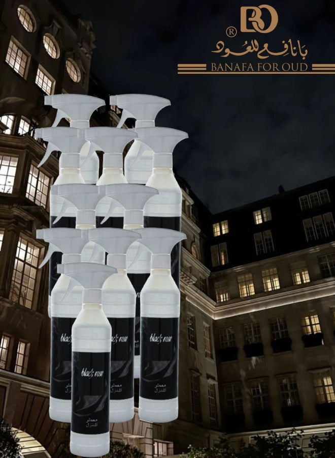 Banafa 11 Pieces Black Rose Air Freshener 500ML - Image 1
