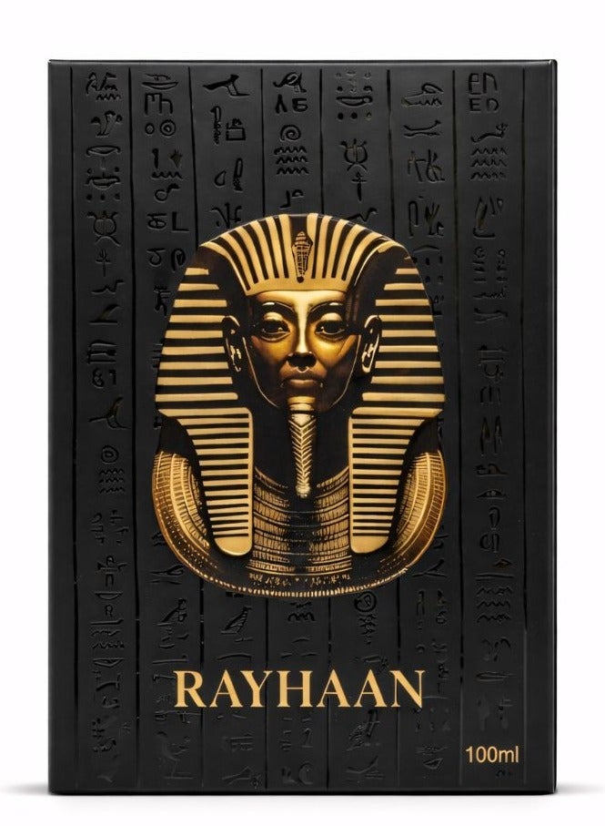 RAYHAAN Pharaoh Eau De Parfum 100ml Unisex Long Lasting Oriental Vanilla Resinous Fragrance - Image 2