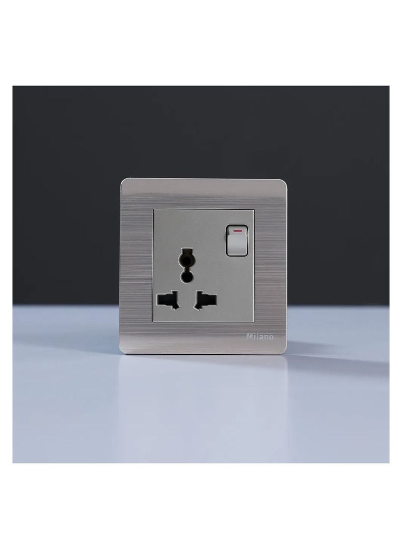 DANUBE HOME Danube Home - Milano 16A Universal Switched Socket Gd - Image 1