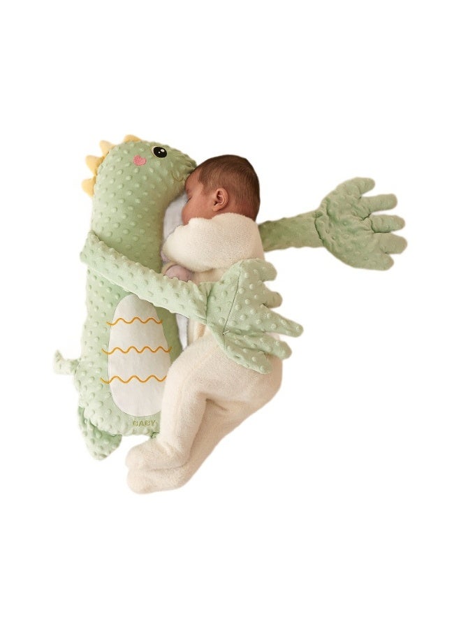 Baby Sleep Soother Toy - Dinosaur Baby Patter with Remote, 3 Adjustable Speeds, Soothing Palm for Infant Sleep Aid, Safe Material, No Startle, Free Hands, Ideal for Toddler Rest (Green) - Image 1