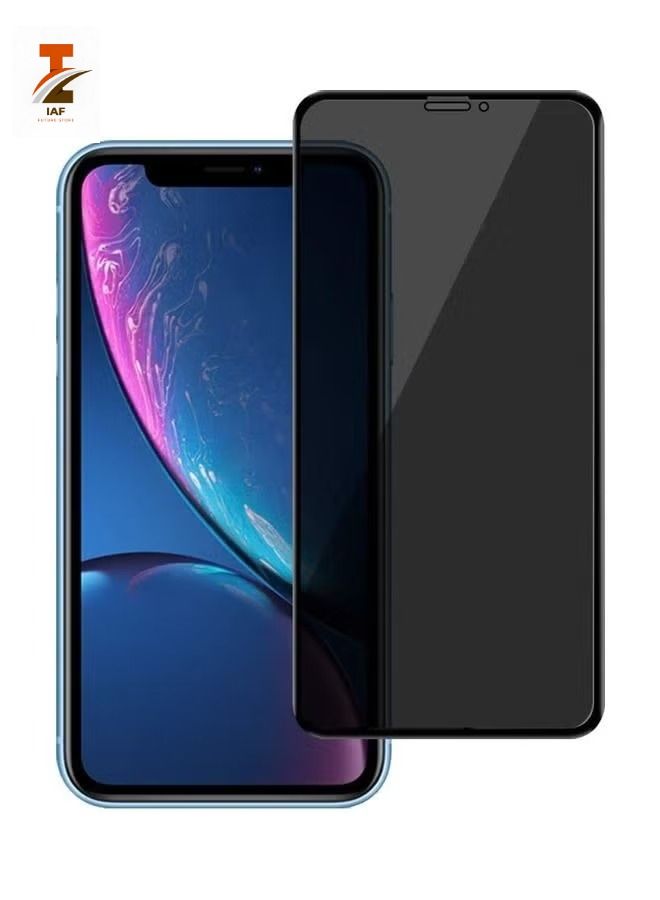 إيف واقي شاشة للخصوصية 18D لهاتف آيفون 12 برو ماكس شفاف / أسود - Image 1