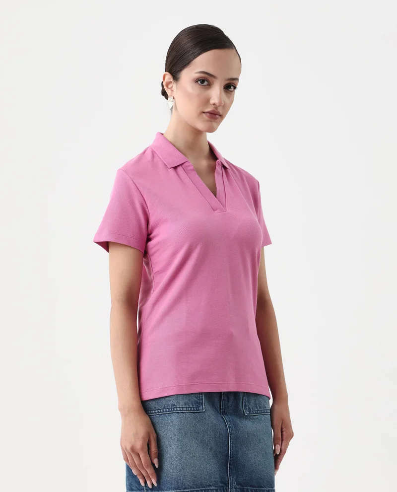 Rareism Women's Graphic Print Polo