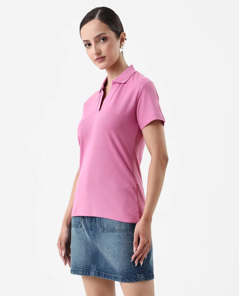 Rareism Women's Graphic Print Polo