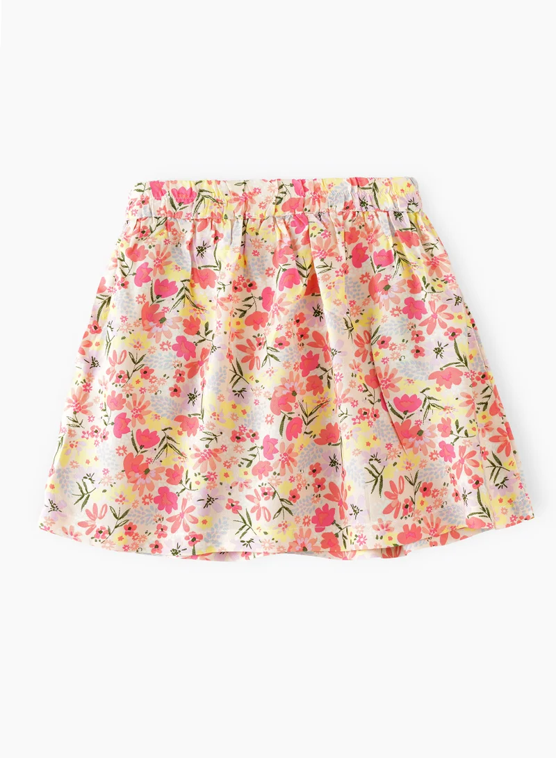 Jelliene Sunny Swirls: Girls' Flowy Viscose Skirt Breezy Fun & Springtime Flair