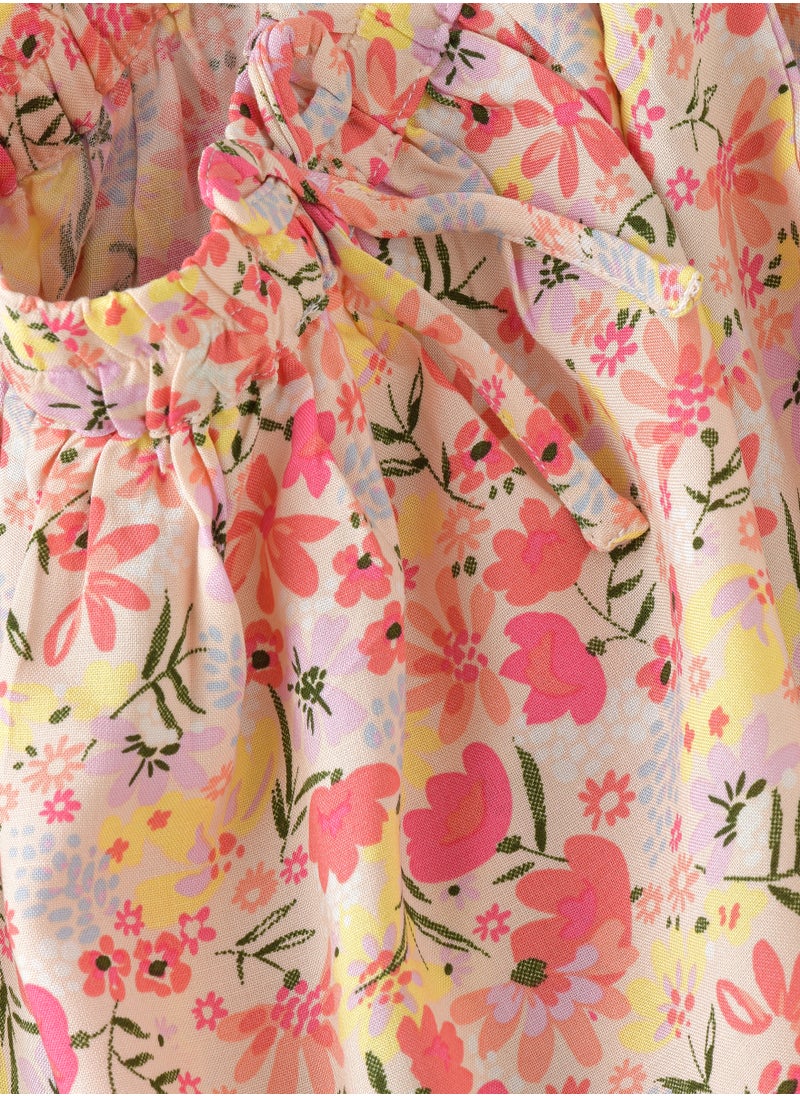 Jelliene Sunny Swirls: Girls' Flowy Viscose Skirt Breezy Fun & Springtime Flair  - Image 3