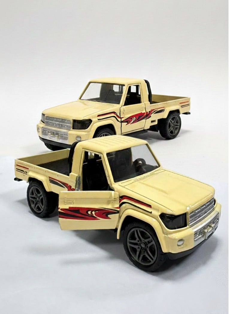 تيان دو نموذج سيارة ب4 عجلات من المعدن المصبوب - Image 2