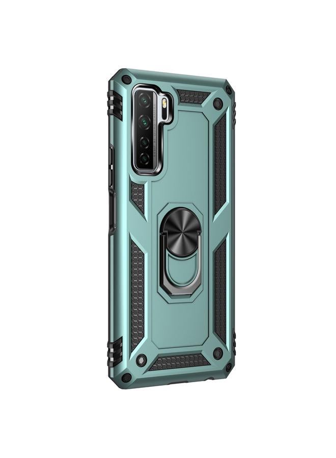اس-توب جراب لهاتف Huawei P40 Lite 5G مقاوم للصدمات مصنوع من مادة TPU + PC مع حامل دوار 360 درجة - Image 2