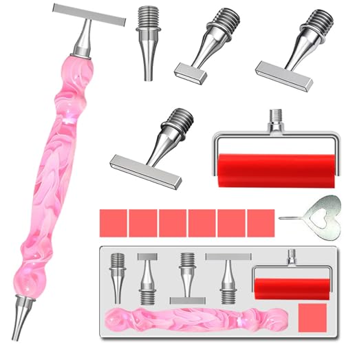 LEIYULY 13PCS Diamond Art Pen, with 1,3,6,9 Stainless Steel Nibs, Ergonomic Diamond Art Pen, 5D Diamond Painting Pens Tools, for Both Beginners and Experienced Diamond Artists - Image 1