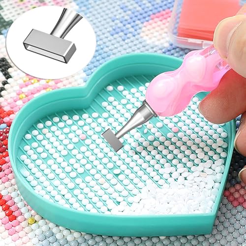 LEIYULY 13PCS Diamond Art Pen, with 1,3,6,9 Stainless Steel Nibs, Ergonomic Diamond Art Pen, 5D Diamond Painting Pens Tools, for Both Beginners and Experienced Diamond Artists - Image 4