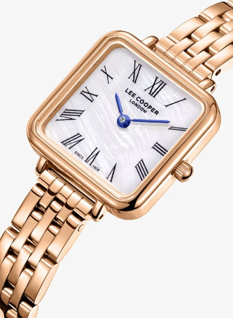 لي كوبر ساعة يد نسائية معدنية تناظرية . - .. مم