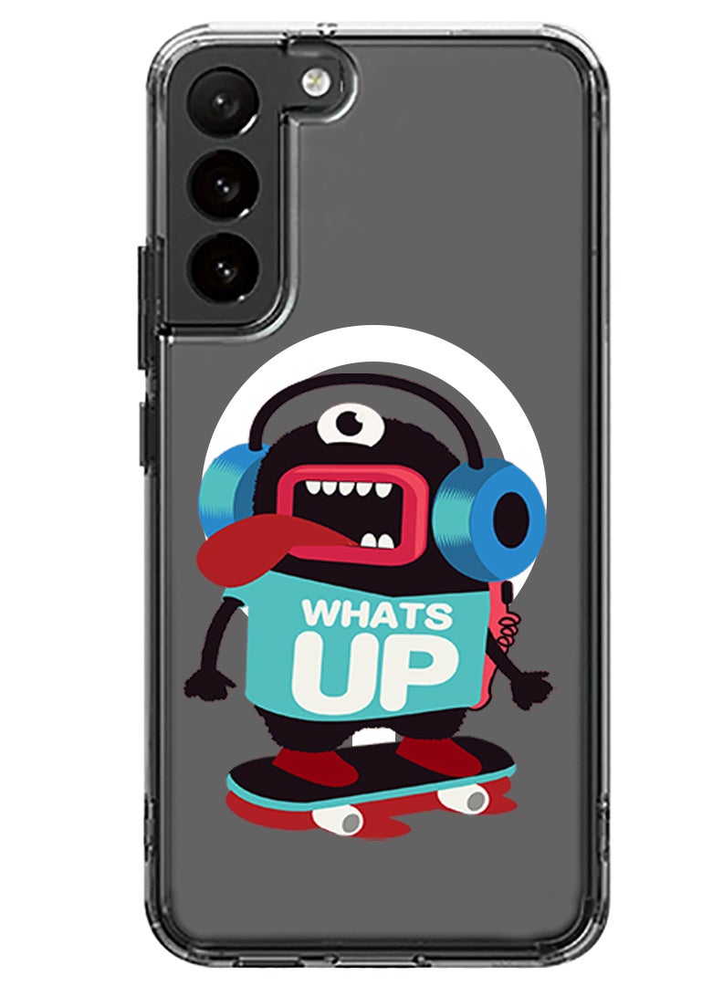 Theodor Magnetic Case for Samsung Galaxy S23 6.1-inch Compatible with MagSafe Wireless Charging, Shockproof Phone Bumper Cover whats up copy - Image 1