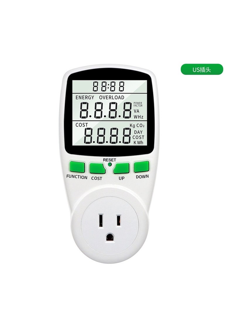 Generic Power Metering Socket Smart Power Voltage Tester Timing Socket 