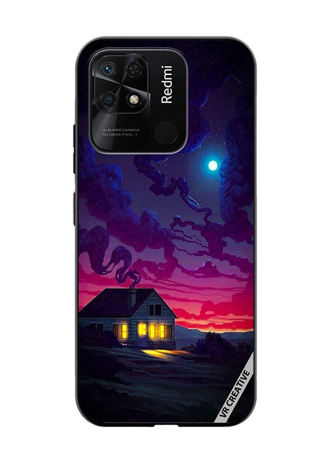 VR CREATIVE Protective Case Cover For Xiaomi Redmi 10C House Design Multicolour - Image 1