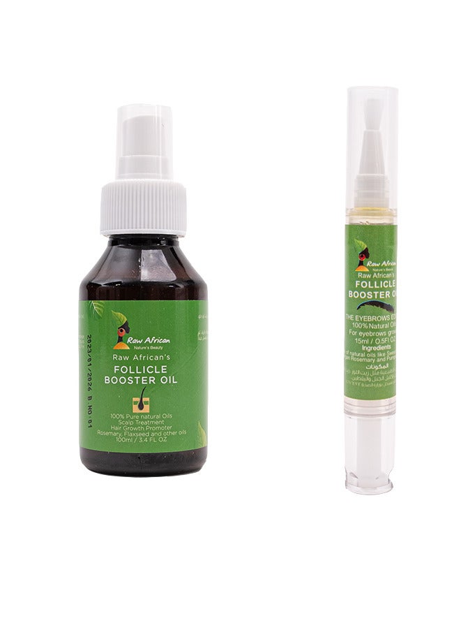رو أفريكان مجموعة معزز البصيلات للشعر و الحواجب من رو أفريكان - Image 1