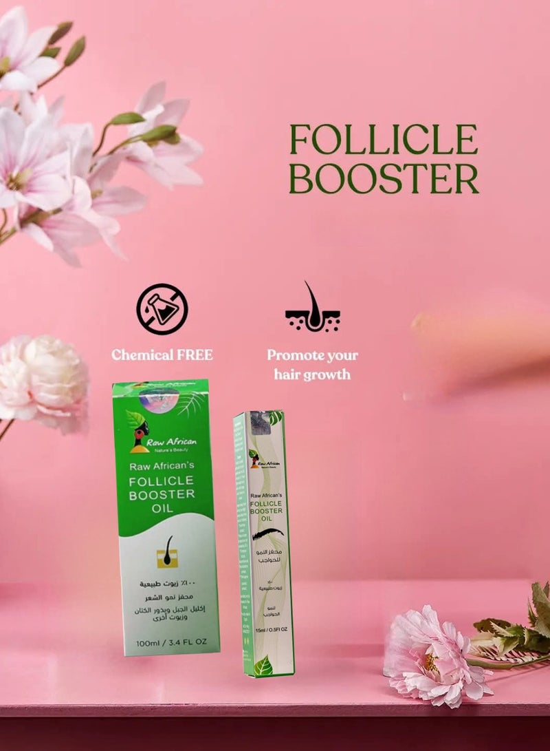 رو أفريكان مجموعة معزز البصيلات للشعر و الحواجب من رو أفريكان - Image 2