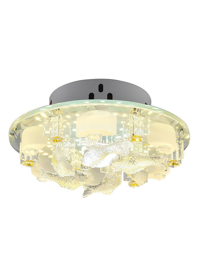 POLLEN LIFE 32-LED Crystal Chandelier Multicolour 21x21x15centimeter - Image 1