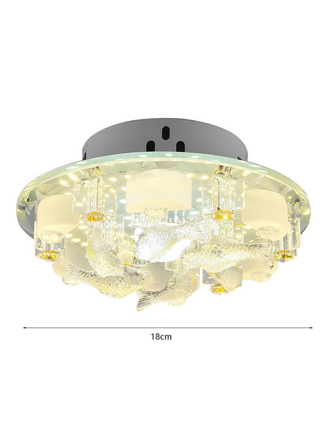 POLLEN LIFE 32-LED Crystal Chandelier Multicolour 21x21x15centimeter - Image 2