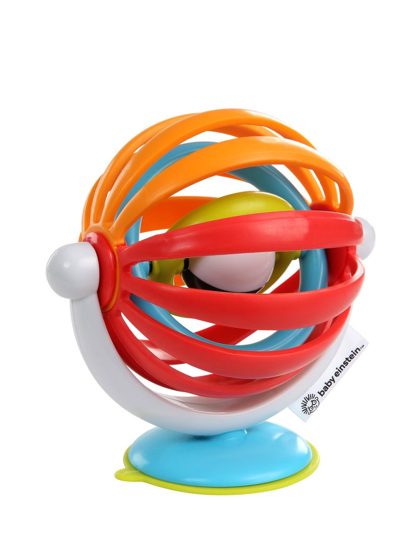 Baby Einstein Sticky Spinner Activity Toy, Colorful loops, Perfect for Mealtime and Travel, Ages 3 months+  - Image 1