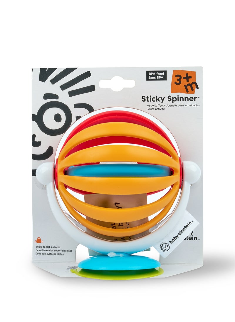 Baby Einstein Sticky Spinner Activity Toy, Colorful loops, Perfect for Mealtime and Travel, Ages 3 months+  - Image 5
