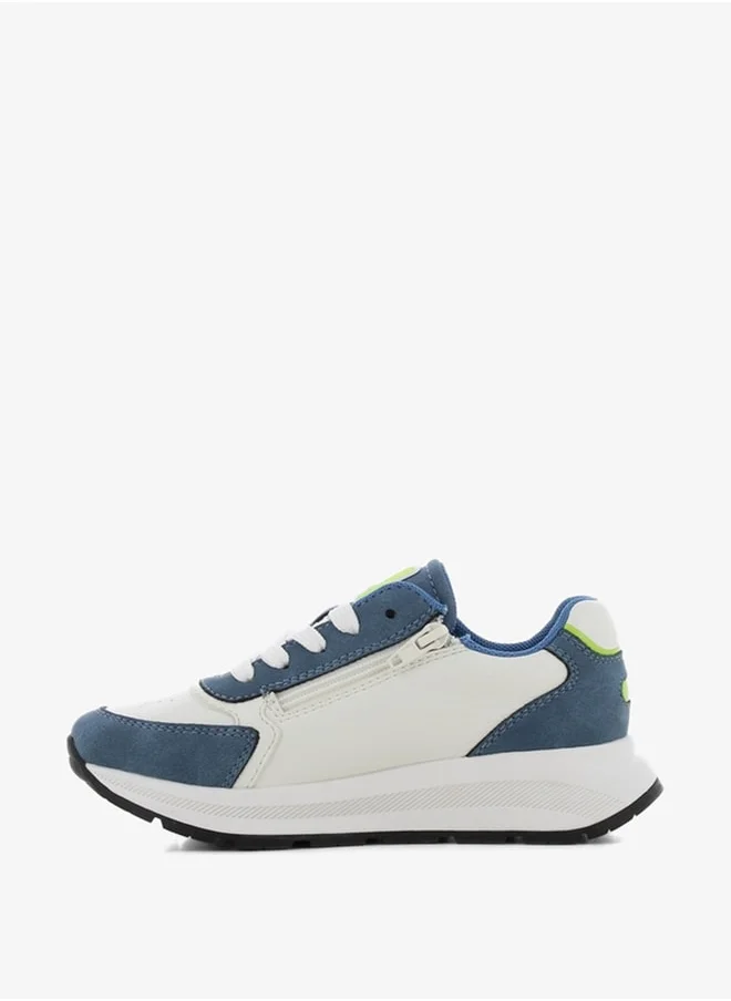 اس جي Boys' Colourblock Lace-Up Sneakers