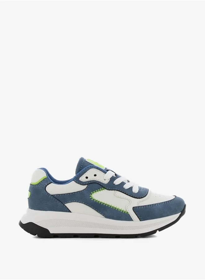 اس جي Boys' Colourblock Lace-Up Sneakers