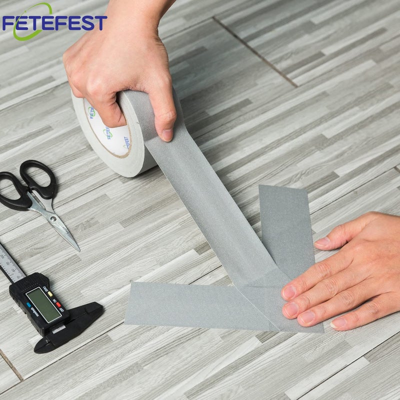 Fetefest Gaffers Tape Gray 4 Pack Bulk Heavy Duty, 2" x30Yards Each, Professional Grade Gaffer Tape, Non-Reflective No Residue Hand Tear Self-Adhesive, Multiple Purposes (Gray, 4 Rolls) - Image 5