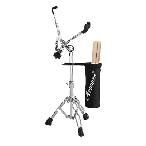 Arborea Snare Stand Snare Drum Stand with Drumstick Holder Adjustable Fit for 10''-14'' Dia Drums Height Range 13.4-23 Inches Drum Practice Pad Stand - Image 2