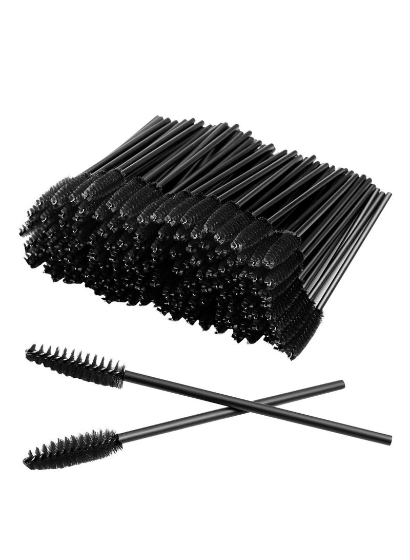 Red Blossom 50 Pcs Disposable Eyelash Mascara Brushes for Eye Lashes Extension Eyebrow and Makeup (Black)  - Image 5