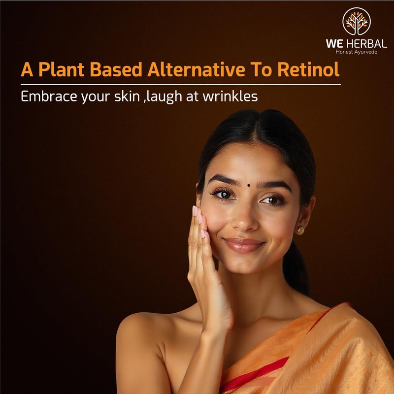 WE HERBAL Bakuchiol Serum  Babchi Oil AntiAging Serum AntiAcne Properties PlantBased Alternative to Retinol Brightening Firming  Hydrating Skincare for All Skin Types 20ml - Image 5