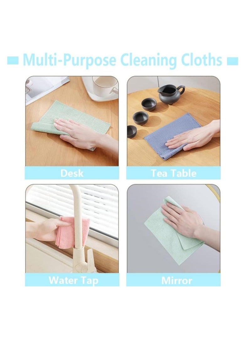 Microfiber Rags in A Box [1 Pack 20 Count] Cleaning Cloths Reusable Lint Free Towels Strong Water and Oil Absorption Microfiber Rags Wipes Purpose Towel for Home, Office - Image 3