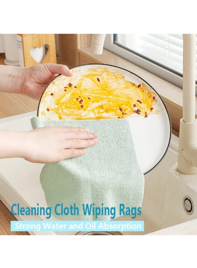 Microfiber Rags in A Box [1 Pack 20 Count] Cleaning Cloths Reusable Lint Free Towels Strong Water and Oil Absorption Microfiber Rags Wipes Purpose Towel for Home, Office - Image 4