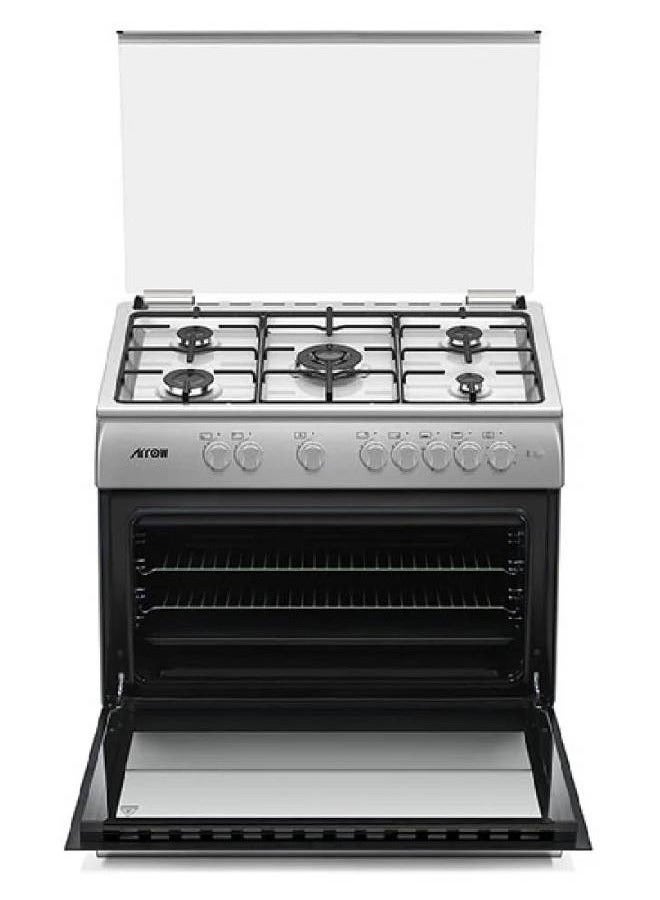 Arrow 5 Burner Hob - Oven & Grill - Full Safety - 90x60 cm - Made in Egypt - RO-9060GSF - Image 2