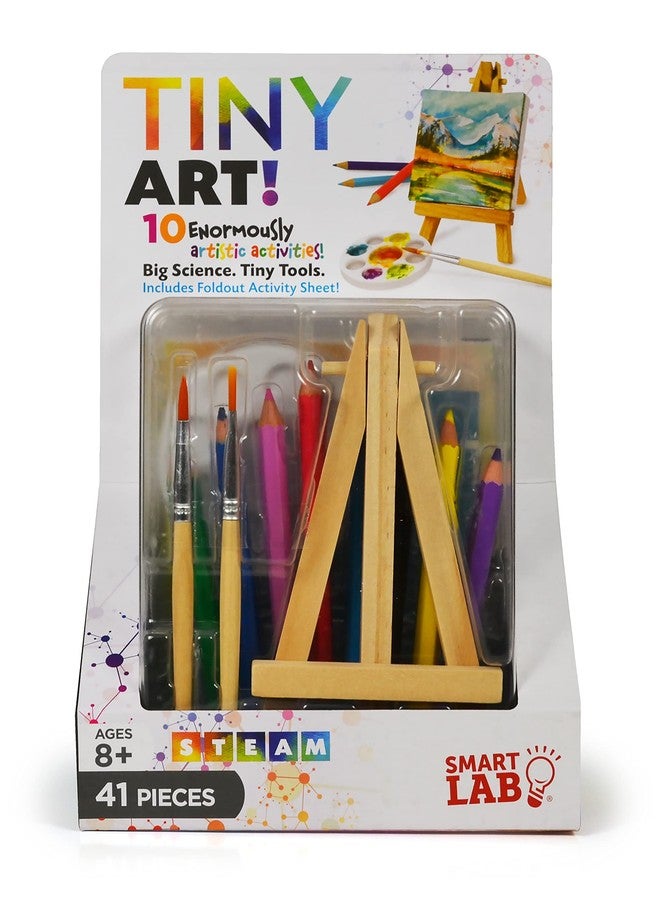 SmartLab Toys Tiny Art! - 10 Enormously Artistic Activities. Big Science. Tiny Tools, Multi - Image 1
